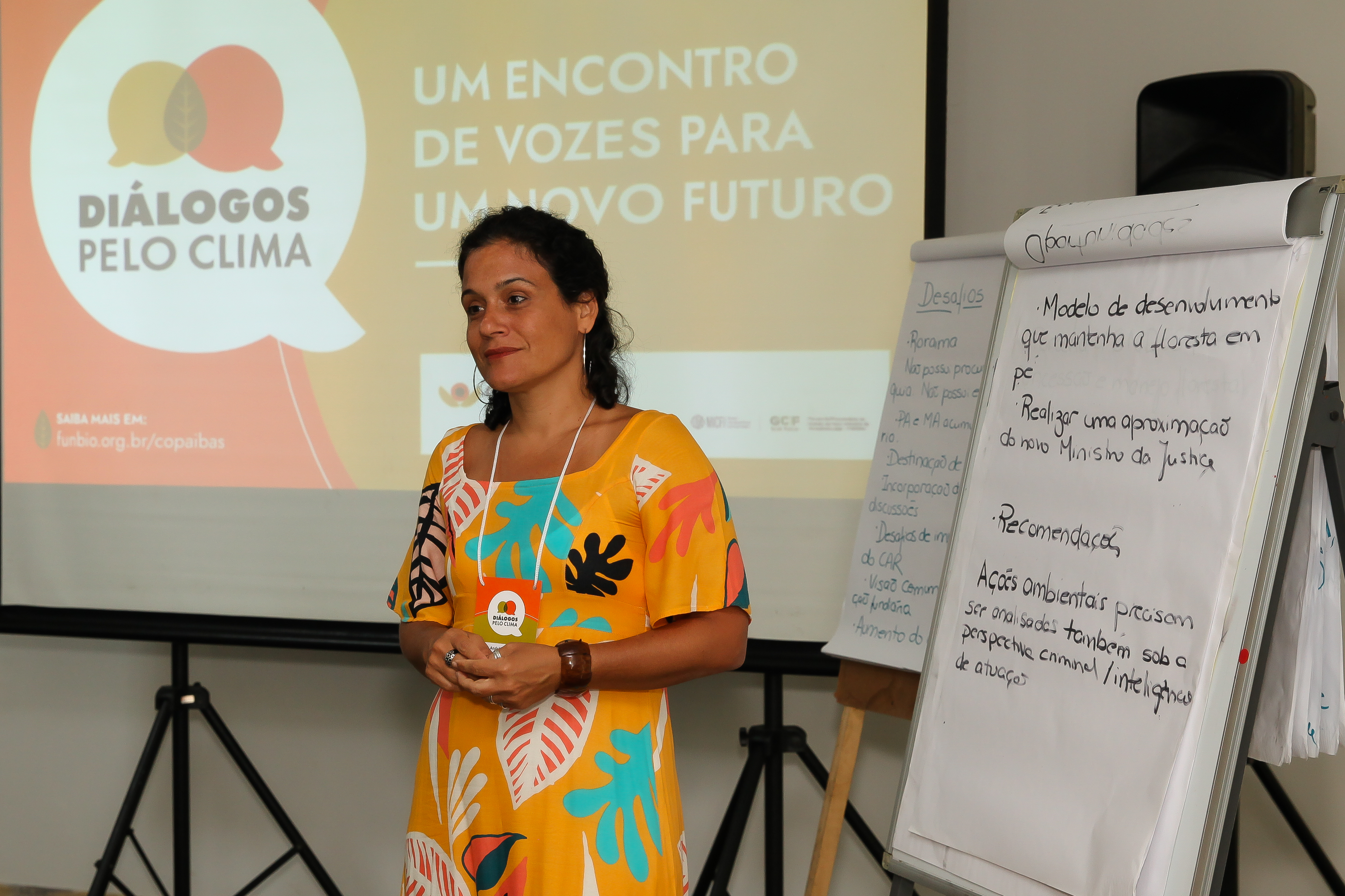 Andréia Melo, especialista em biodiversidade do FUNBIO e líder da iniciativa Diálogos pelo Clima Foto: José Zenildo de Oliveira Trajano/FUNBIO